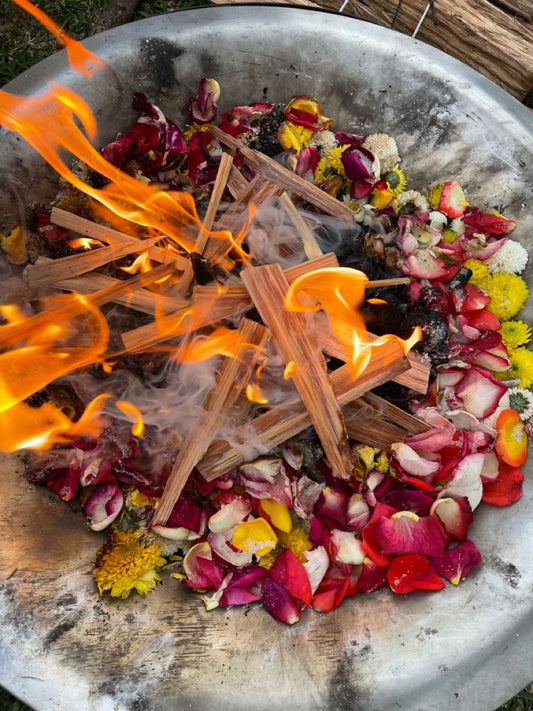 Fireside Meditation + Floating Sound Bath Experience 90 min PRIVATE PARTY (5+ people)